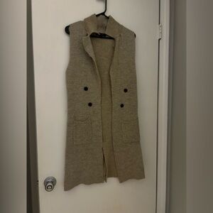 Love Tree Gray Knit Vest